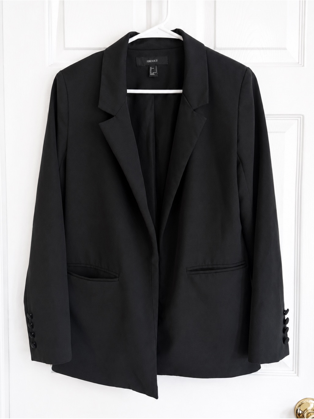 Oversized Black Women's Blazer By Forever 21